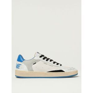 Crime London White Leather Low Top Men's Sneakers